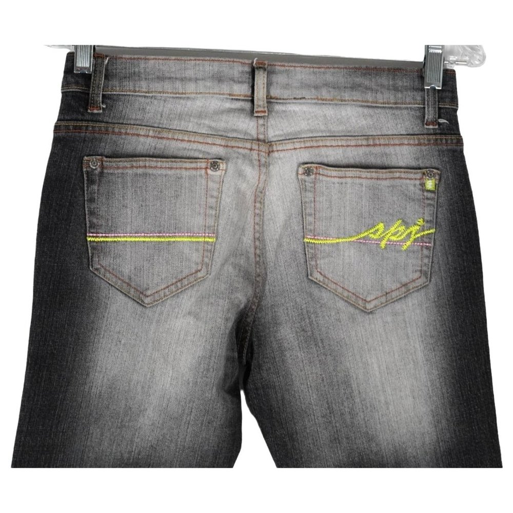 Southpole Jeans Size 9 Black Gray Fade Stretch Denim
